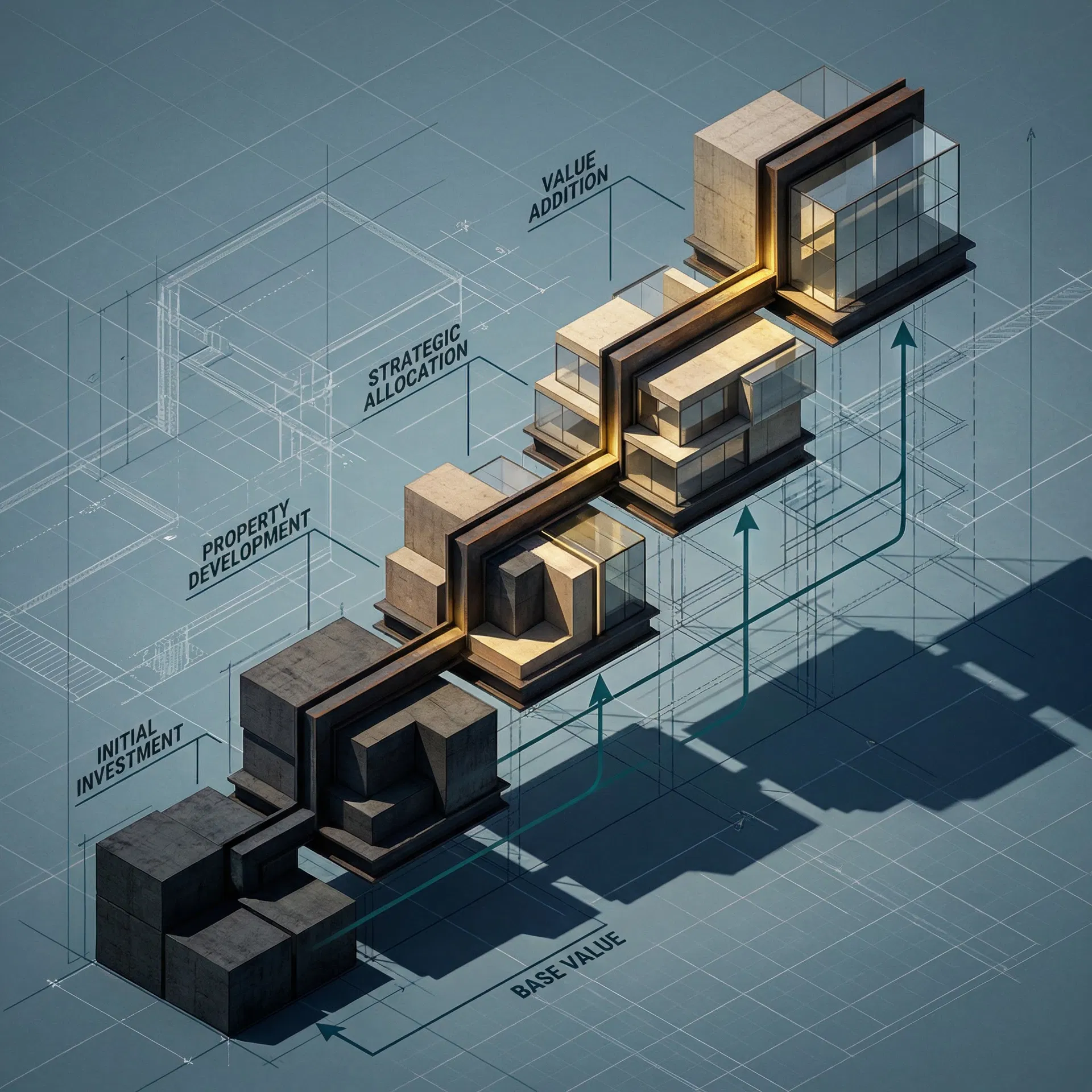 Investment growth visualization